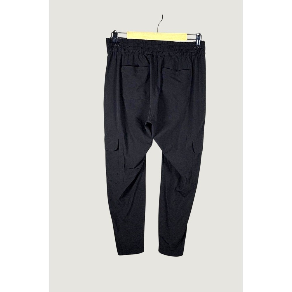Athleta Black Cargo Utility Travel Pants Size 4 Tapered Ankle - Picture 5 of 6